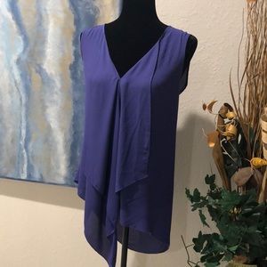 Venus Plain Plum Tunic Top